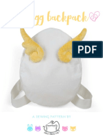 Egg Backpack Sewing Pattern