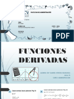 Funciones Derivadas