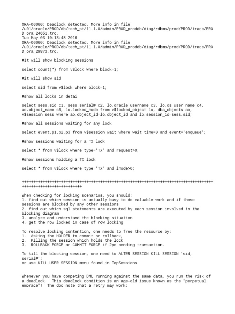 D Blocks | PDF | Oracle Database | Information Retrieval