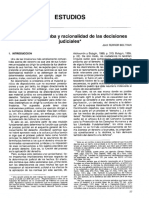Derecho a La Prueba y Racionalidad de Las Decisiones Judiciales. Autor. FERRER BELTRAN, J. 