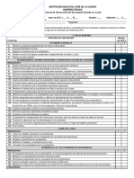 Matriz para La Observación Áulica