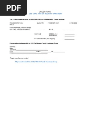 Order Form