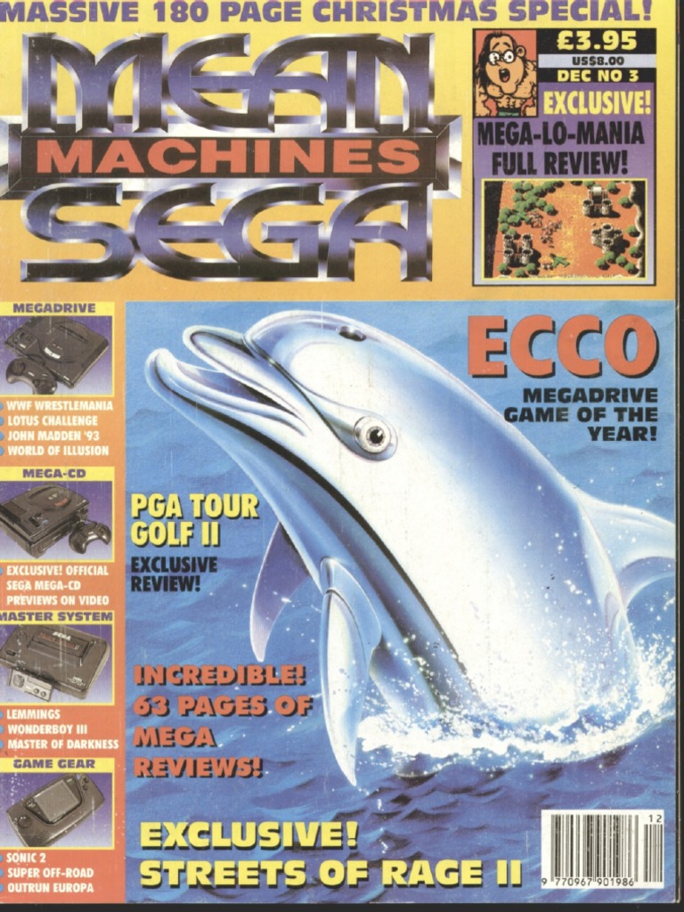 Mean Machines Sega #3 PDF Leisure Sports bilde