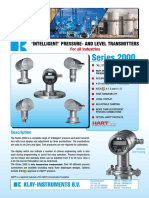 Series 2000: Intelligent' Pressure-And Level Transmitters