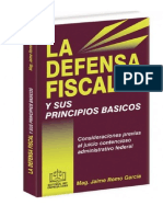 La Defensa Fiscal y Sus Principios Basicos Isef 2018