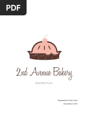 2nd Ave Bakery - Business Plan