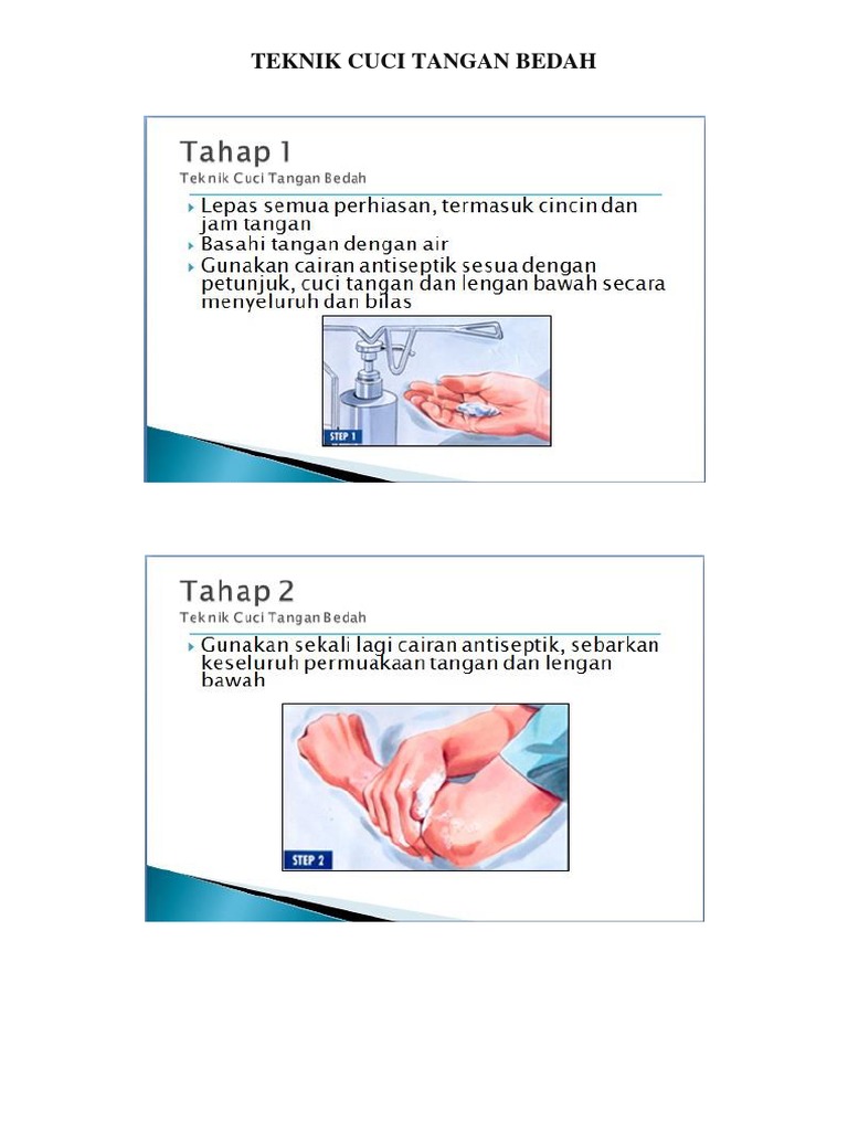 Teknik Cuci Tangan Bedah 2 Pdf