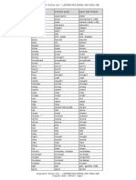 Irregular Verbs (Difficult) PDF