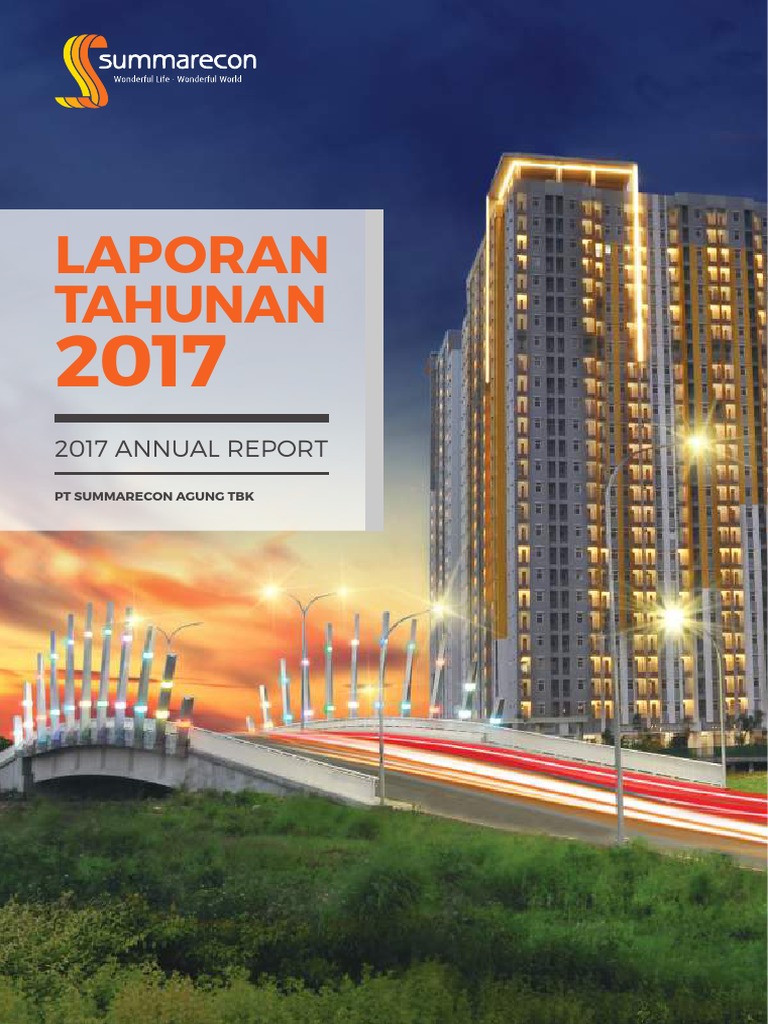 Laporan Tahunan PT Summarecon 2017 | PDF
