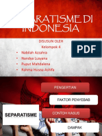 Separatisme Di Indonesia (Kel. 4)