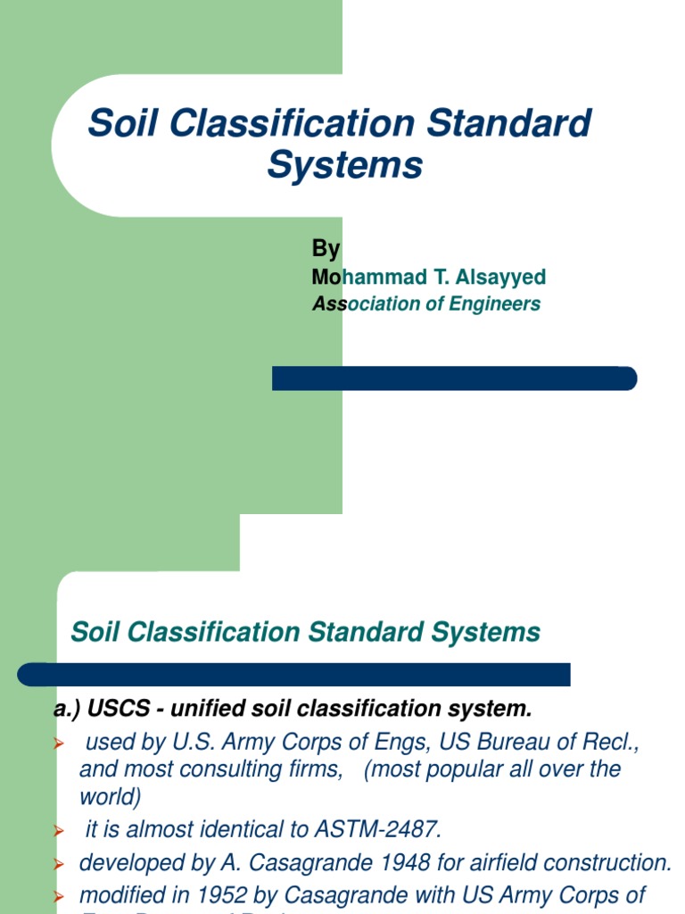 Soil Classification Standard Systems | Download Free PDF | Soil Science ...