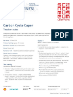 Carbon Cycle Caper Teacher Notes