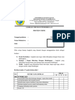 Ceklis Pemeriksaan Protein Urine