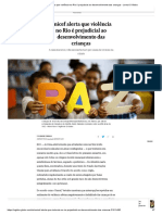 Unicef alerta que violência no Rio é prejudicial ao desenvolvimento das crianças - Jornal O Globo.pdf