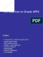 Introduction To Oracle APPS