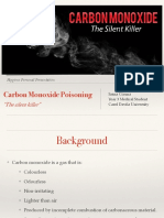 Carbon Monoxide Poisoning: "The Silent Killer"