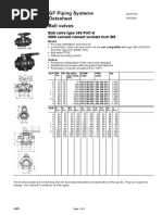 GF Piping Systems Datasheet: Ball Valve Type 546 PVC-U With Solvent Cement Sockets Inch BS