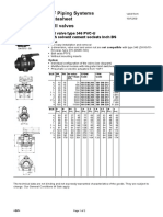 GF Piping Systems Datasheet: Ball Valve Type 546 PVC-U With Solvent Cement Sockets Inch BS