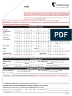 Motor Insurance Claim Form