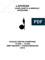 Laporan Perkemahan Perjusami 2018