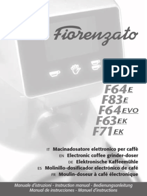 Molino de Café F64 E - Máquinas de café