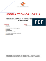 NT 16 - 2014 Seguranca em Areas de Piscinas e Emprego de Guarda Vidas PDF