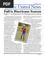 Fall Is Hurricane Season: Yankee United News