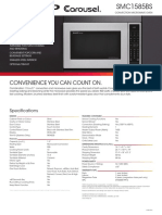 CONVECTION MICROWAVE OVEN SMC1585BS Manual