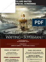 Waiting for Superman -- Invite for 10-22
