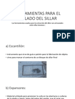 Herramientas para El Tallado Del Sillar