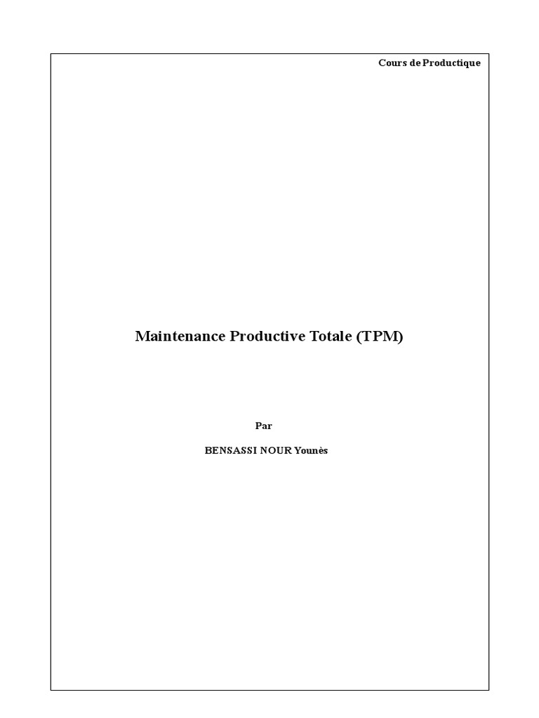 TPM PDF | PDF | Économie | Business