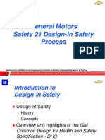 General Motors Safety 21 Design-In Safety Process