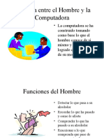 Analogía Entre El Hombre y La Computadora