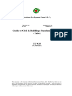 GU-628 Civil & Building Standard Drawings Index (Formerly SP 1173)