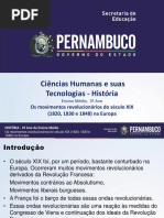 Os Movimentos Revolucionários Do Século XIX (1820, 1830 e 1848) Na Europa