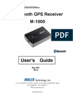 Guide to the HOLUX M-1000 Bluetooth GPS Receiver