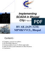 Implementing SCADA in Bhopal City for Best Practices