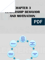 Leadership Behavior and Motivation