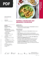 Paprika Haehnchen Mit Brokkoli Couscous