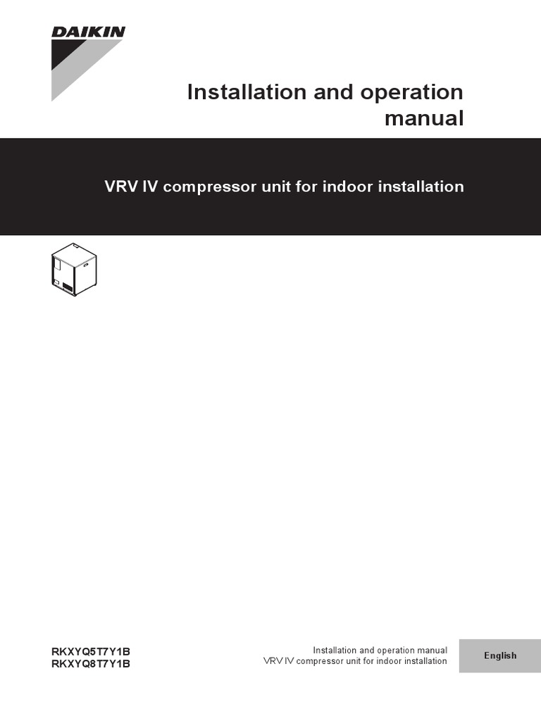 DAIKIN VRV IV INSTALLATION MANUAL PDF intelligence overview
