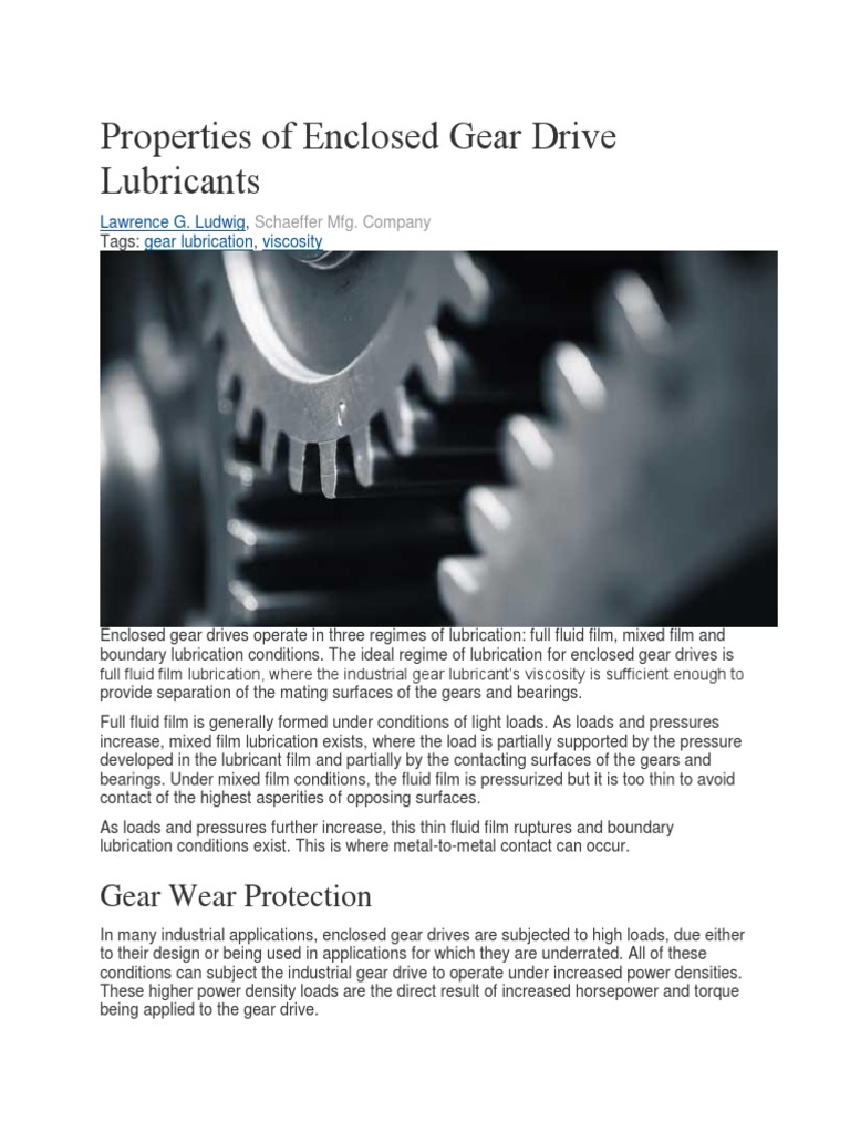 Lubrication Test PDF Wear Lubricant