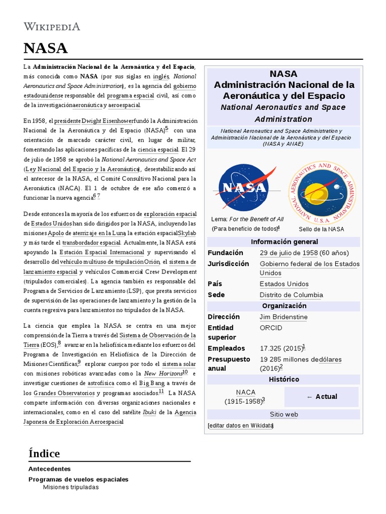 Nasa | PDF | Nasa | Estación Espacial Internacional