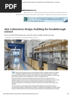 AIA: Laboratory Design, Building For Breakthrough Science