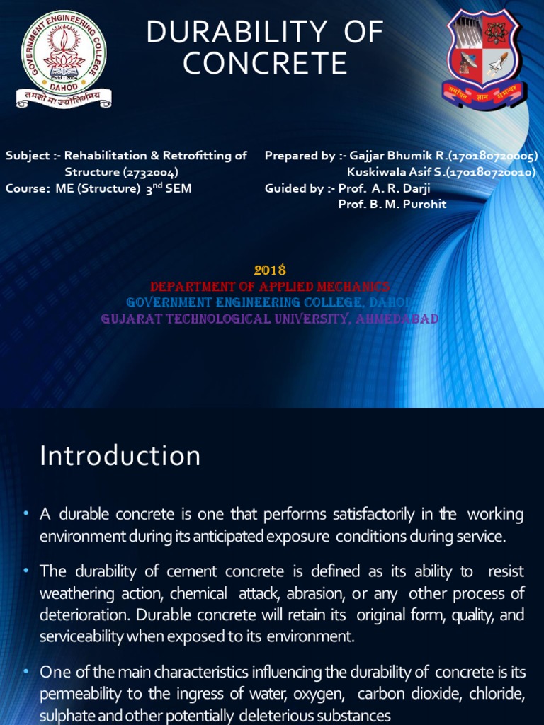 Durability Of Concrete Download Free Pdf Corrosion Concrete