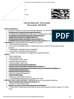 Lista de Útiles de Tercer Grado 2018 - 2019 - Documentos de Google