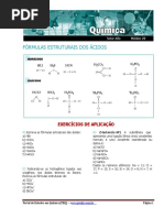 Fórmulas Estruturais Dos Ácidos