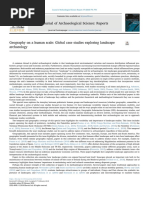 2018 Geography on a Human Scale Global Case Studies Exploring Landscapearchaeology