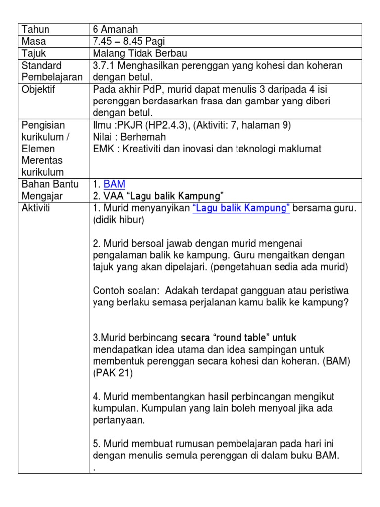 Rph Pkjr Thn 6 Pdf