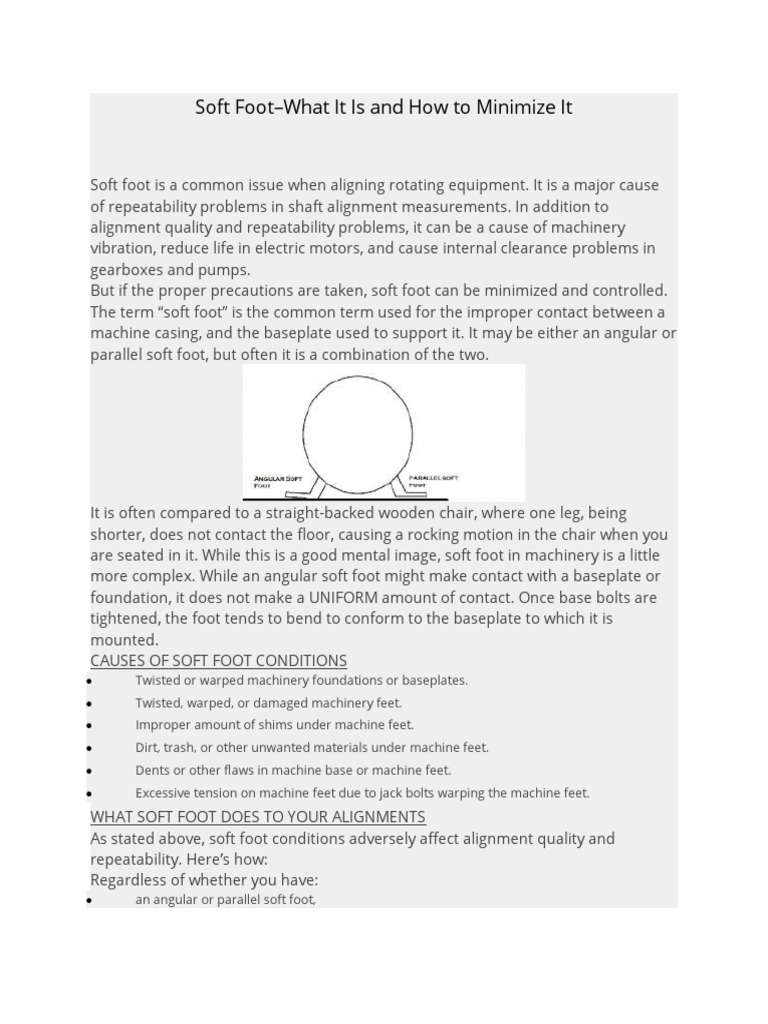 Understanding and Minimizing Soft Foot | PDF | Computers