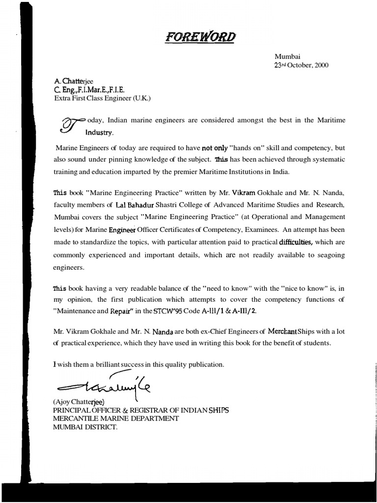 MARINE ENGINEERING WORKBOOK PDF visual data 6